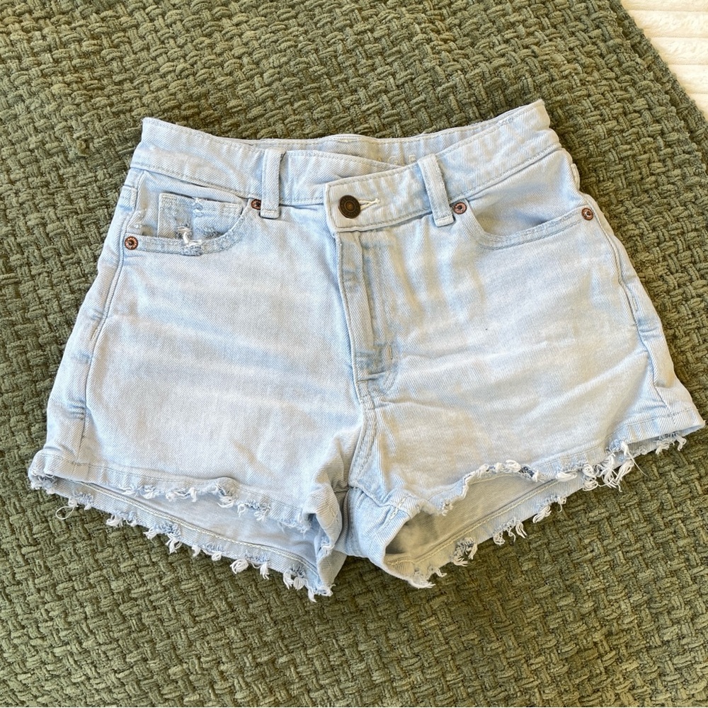 American Eagle Outfitters Cross Over Denim Shorts